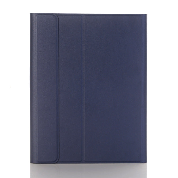 YA098B Detachable Lambskin Texture Round Keycap Bluetooth Keyboard Leather Tablet Case with Pen Slot & Stand For iPad Air 5 / 4 10.9 inch 2020 / Pro 11 inch 2020 / 2018(Dark Blue) - Universal by PMC TechLife | Online Shopping South Africa | PMC TechLife | Buy Now Pay Later Mobicred