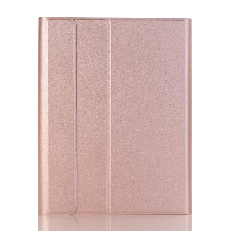 YA098B Detachable Lambskin Texture Round Keycap Bluetooth Keyboard Leather Tablet Case with Pen Slot & Stand For iPad Air 5 / 4 10.9 inch 2020 / Pro 11 inch 2020 / 2018(Rose Gold) - free shipping - PMC TechLife - Order now!