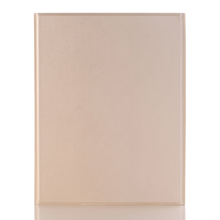 YA870B Detachable Lambskin Texture Round Keycap Bluetooth Keyboard Leather Tablet Case with Pen Slot & Stand For Samsung Galaxy Tab S7 T870 / T875 11 inch 2020(Gold) - Samsung Keyboard by PMC TechLife | Online Shopping South Africa | PMC TechLife