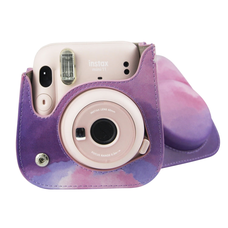 Painted Series Camera Bag with Shoulder Strap for Fujifilm Instax mini 11(Fantasy Cloud) - free shipping - PMC TechLife - Order now!