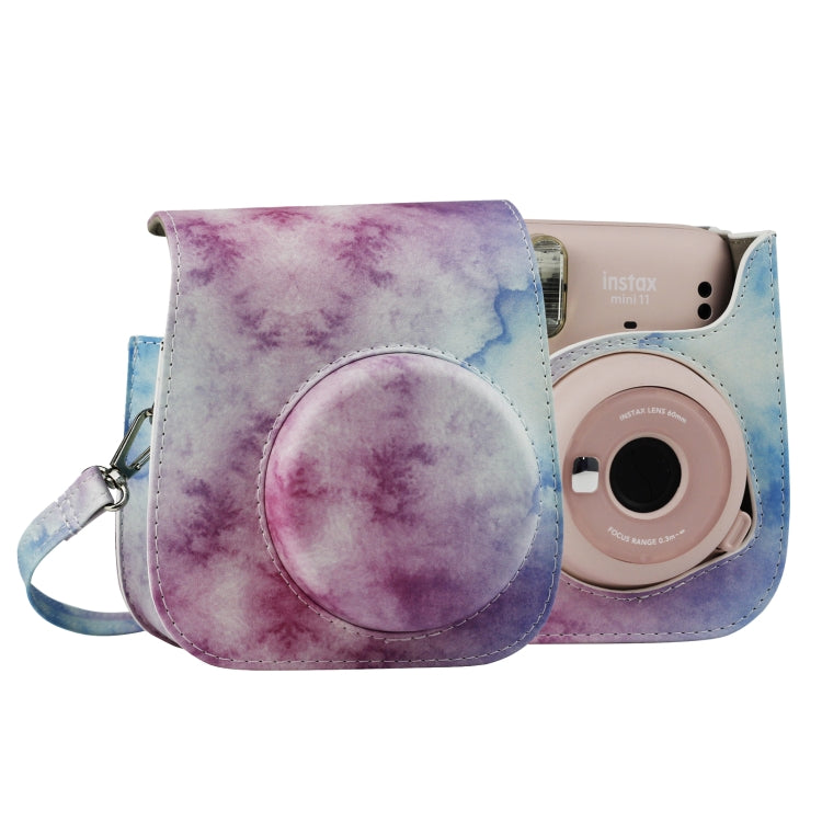 Painted Series Camera Bag with Shoulder Strap for Fujifilm Instax mini 11(Blue Pastel) - free shipping - PMC TechLife - Order now!