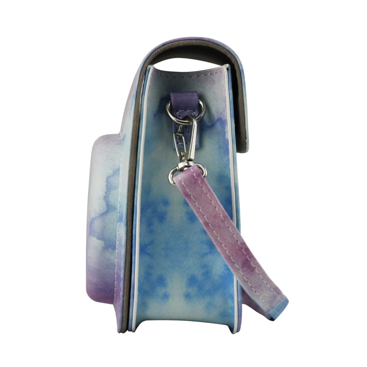 Painted Series Camera Bag with Shoulder Strap for Fujifilm Instax mini 11(Blue Pastel) - free shipping - PMC TechLife - Order now!