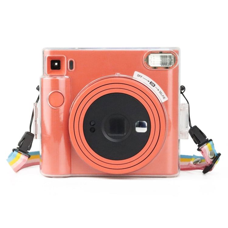 Clear Crystal Camera Bag with Shoulder Strap for Fujifilm Instax Square SQ1 - free shipping - PMC TechLife - Order now!