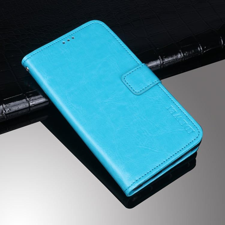 For Ulefone Armor 11 5G idewei Crazy Horse Texture Horizontal Flip Leather Case with Holder & Card Slots & Wallet(Sky Blue) - Ulefone Cases by idewei | Online Shopping South Africa | PMC Jewellery | Buy Now Pay Later Mobicred