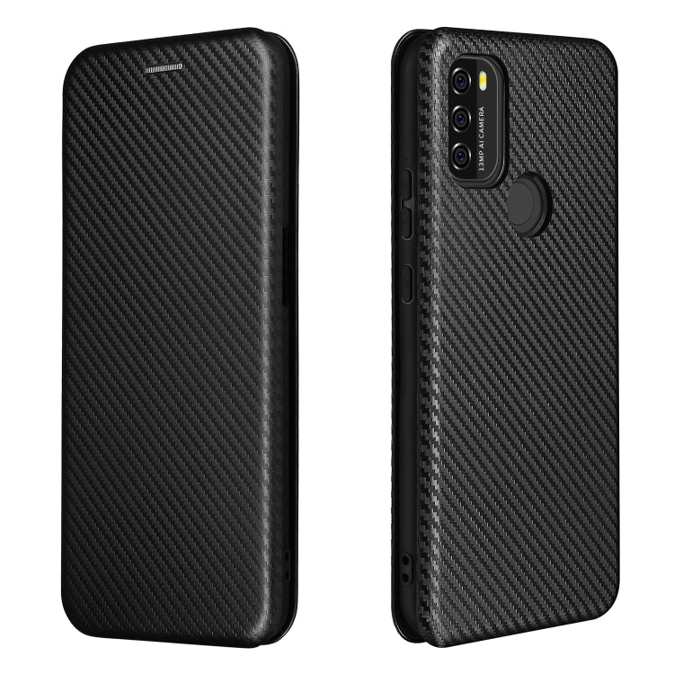 For Blackview A70 (2021) Carbon Fiber Texture Horizontal Flip TPU + PC + PU Leather Case with Card Slot(Black) - More Brand by PMC TechLife | Online Shopping South Africa | PMC TechLife | Buy Now Pay Later Mobicred