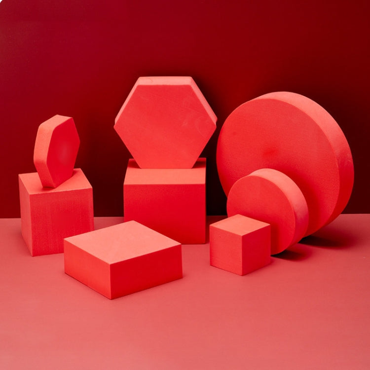 8 in 1 Different Sizes Geometric Cube Solid Color Photography Photo Background Table Shooting Foam Props(Red) - free shipping - PMc TechLife - Order now!
