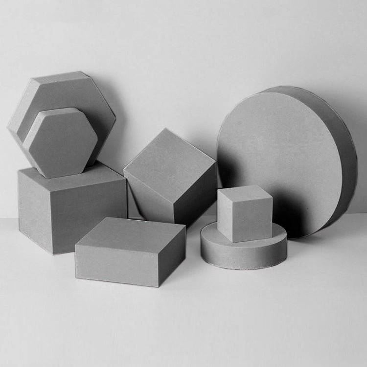 8 in 1 Different Sizes Geometric Cube Solid Color Photography Photo Background Table Shooting Foam Props (Grey) - Geometric Props by PMC TechLife | Online Shopping South Africa | PMC TechLife | Buy Now Pay Later Mobicred