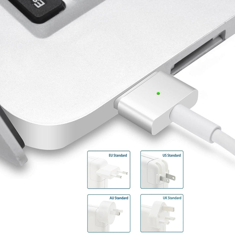 A1435 60W 16.5V 3.65A 5 Pin MagSafe 2 Power Adapter for MacBook, Cable Length: 1.6m, UK Plug - Cable & Adapter by PMC Jewellery | Online Shopping South Africa | PMC Jewellery | Buy Now Pay Later Mobicred