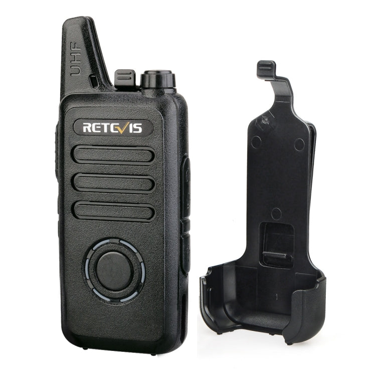 1 Pair RETEVIS RT22S US Frequency 22CHS FRS License-free Two Way Radio Handheld Walkie Talkie, US Plug(Black) - free shipping - PMC Jewellery - Order now!