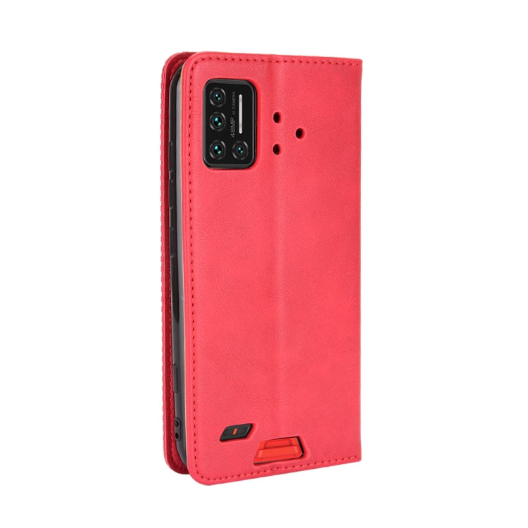 For UMIDIGI Bison GT Magnetic Buckle Retro Crazy Horse Texture Horizontal Flip Leather Case with Holder & Card Slots & Photo Frame(Red) - More Brand by PMC TechLife | Online Shopping South Africa | PMC TechLife