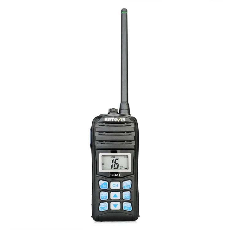 RETEVIS RT55 5W 156.000-161.450MHz+156.050-163.425MHz Waterproof Two Way Radio Handheld Walkie Talkie(Black) - free shipping - PMC Jewellery - Order now!