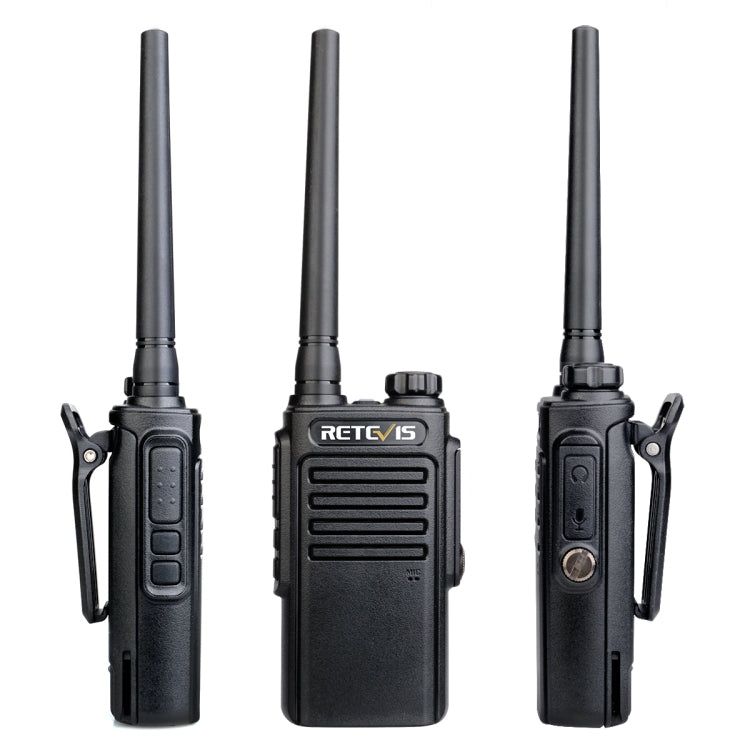 RETEVIS RT47 PMR446 16CHS IP67 Water-resistant FRS Two Way Radio Handheld Walkie Talkie, EU Plug(Black) - free shipping - PMC Jewellery - Order now!