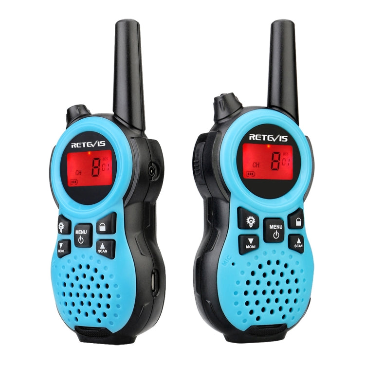 1 Pair RETEVIS RT638 EU Frequency PMR446 16CHS License-free Children Handheld Walkie Talkie(Blue) - free shipping - PMC Jewellery - Order now!