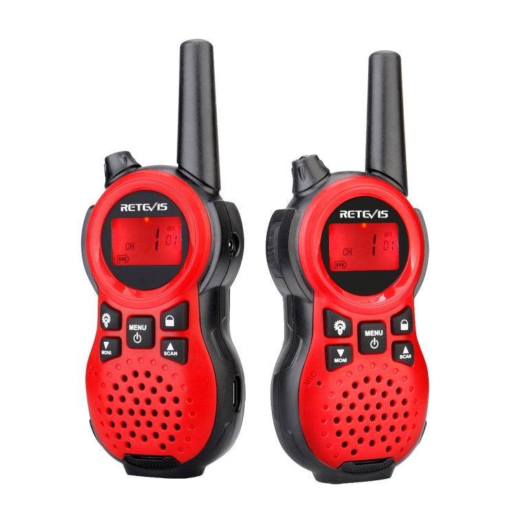 1 Pair RETEVIS RT638 EU Frequency PMR446 16CHS License-free Children Handheld Walkie Talkie(Red) - free shipping - PMC Jewellery - Order now!