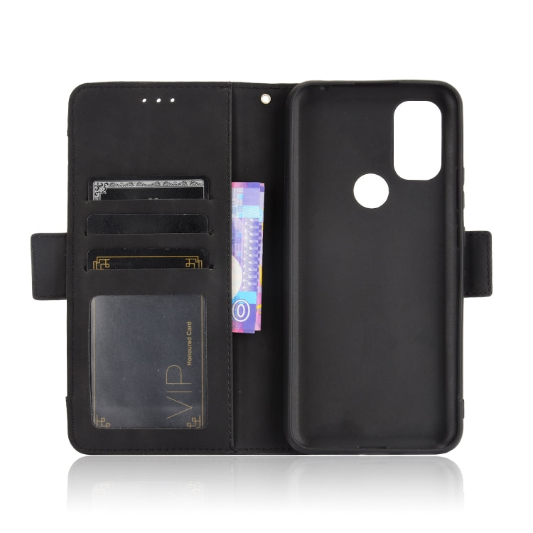 For Blackview A70 (2021) Skin Feel Calf Pattern Horizontal Flip Leather Case with Holder & Card Slots & Photo Frame(Black) - More Brand by PMC TechLife | Online Shopping South Africa | PMC TechLife | Buy Now Pay Later Mobicred