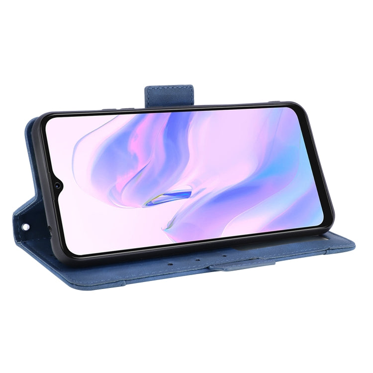 For Blackview A70 (2021) Skin Feel Calf Pattern Horizontal Flip Leather Case with Holder & Card Slots & Photo Frame(Blue) - More Brand by PMC TechLife | Online Shopping South Africa | PMC TechLife | Buy Now Pay Later Mobicred