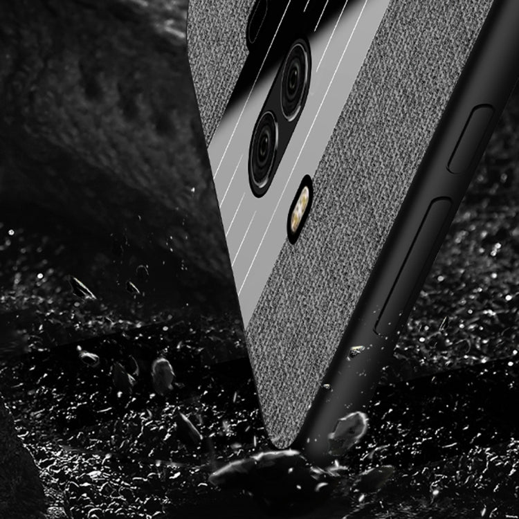 For Huawei Mate 10 Pro XINLI Stitching Cloth Textue Shockproof TPU Protective Case with Ring Holder(Grey) - free shipping - PMC TechLife - Order now!