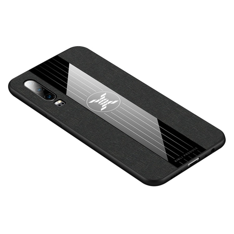 For Huawei P30 XINLI Stitching Cloth Textue Shockproof TPU Protective Case(Black) - Huawei Cases by XINLI | Online Shopping South Africa | PMC TechLife | Buy Now Pay Later Mobicred