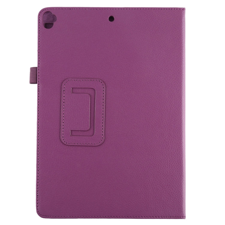 Litchi Texture Horizontal Flip Leather Case with Holder For iPad 10.5 / iPad 10.2 2021 / 2020 / 2019(Purple) - iPad 10.2 Cases by PMC TechLife | Online Shopping South Africa | PMC TechLife