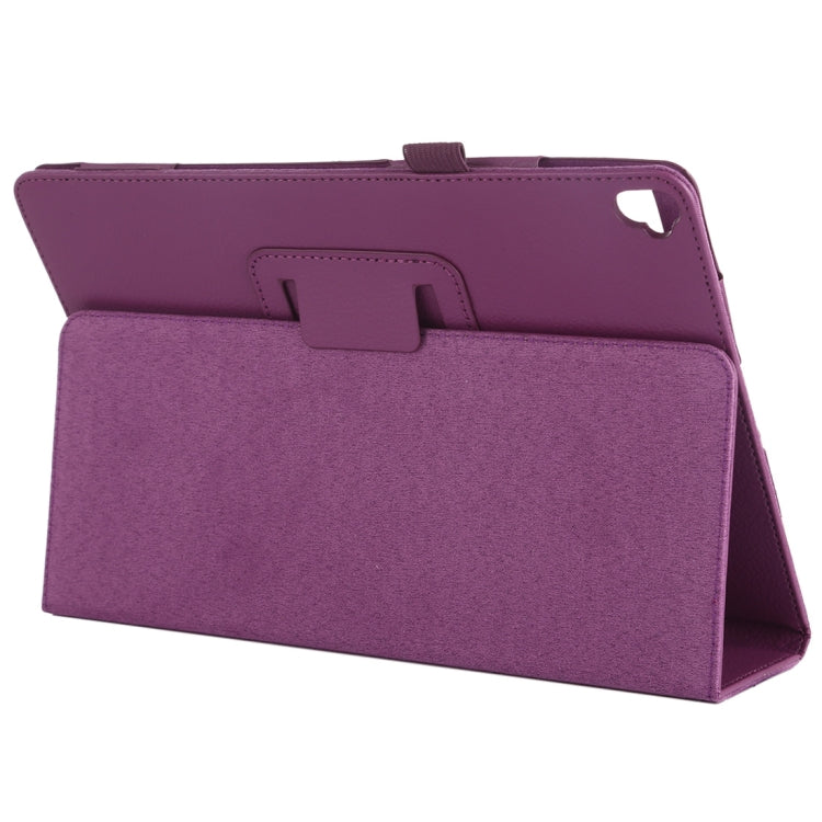 Litchi Texture Horizontal Flip Leather Case with Holder For iPad 10.5 / iPad 10.2 2021 / 2020 / 2019(Purple) - iPad 10.2 Cases by PMC TechLife | Online Shopping South Africa | PMC TechLife
