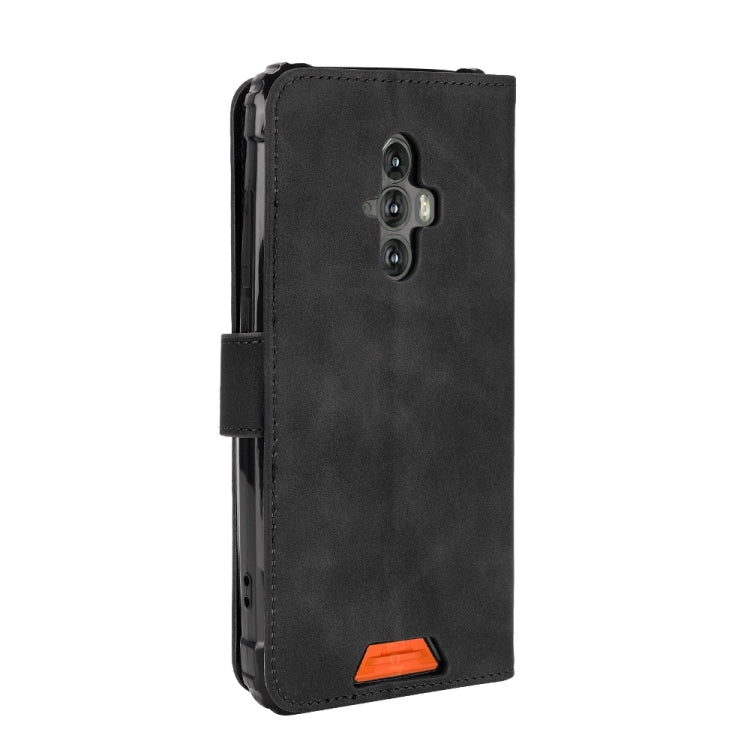 For Blackview BV6600 Solid Color Skin Feel Magnetic Buckle Horizontal Flip Calf Texture PU Leather Case with Holder & Card Slots & Wallet(Black) - More Brand by PMC TechLife | Online Shopping South Africa | PMC TechLife | Buy Now Pay Later Mobicred