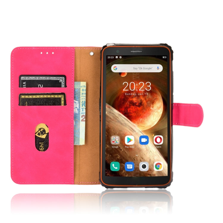For Blackview BV6600 Solid Color Skin Feel Magnetic Buckle Horizontal Flip Calf Texture PU Leather Case with Holder & Card Slots & Wallet(Rose Gold) - free shipping - PMC TechLife - Order now!