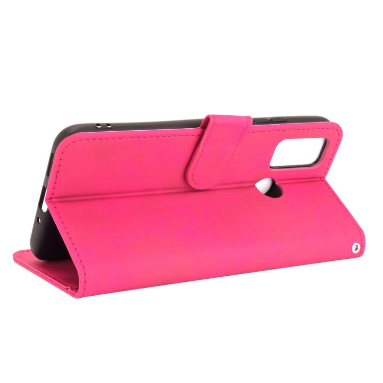 For Ulefone Note 10 Solid Color Skin Feel Magnetic Buckle Horizontal Flip Calf Texture PU Leather Case with Holder & Card Slots & Wallet(Rose Gold) - Ulefone Cases by PMC Jewellery | Online Shopping South Africa | PMC Jewellery | Buy Now Pay Later Mobicred