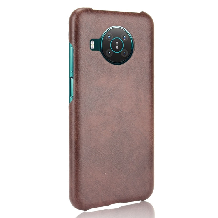 For Nokia X10 / X20 Shockproof Litchi Texture PC + PU Case(Brown) - free shipping - PMC TechLife - Order now!