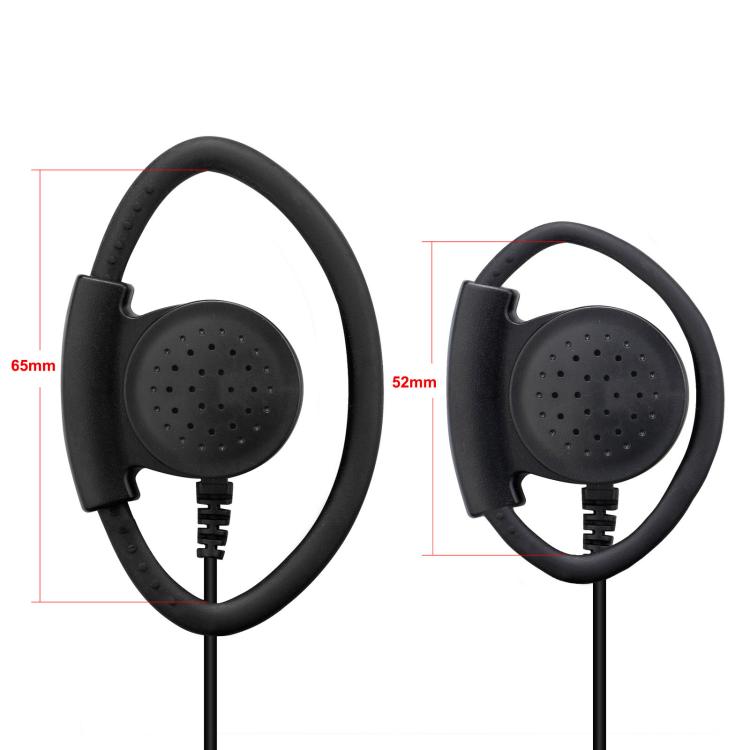 RETEVIS EEK012 Adjustable Contour High Volume K-head Double-needle D-type Ear Hook for H-777/RT-5R/RT1/RT2/RT5 /888s/UV5R - Microphones & Headsets by RETEVIS | Online Shopping South Africa | PMC Jewellery | Buy Now Pay Later Mobicred