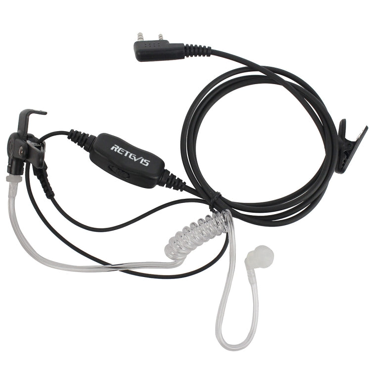 RETEVIS R-112 PTT / VOX Covert Acoustic Tube Earphone Microphone for H-777/RT-5R/RT1/RT2/RT5 - free shipping - PMC Jewellery - Order now!