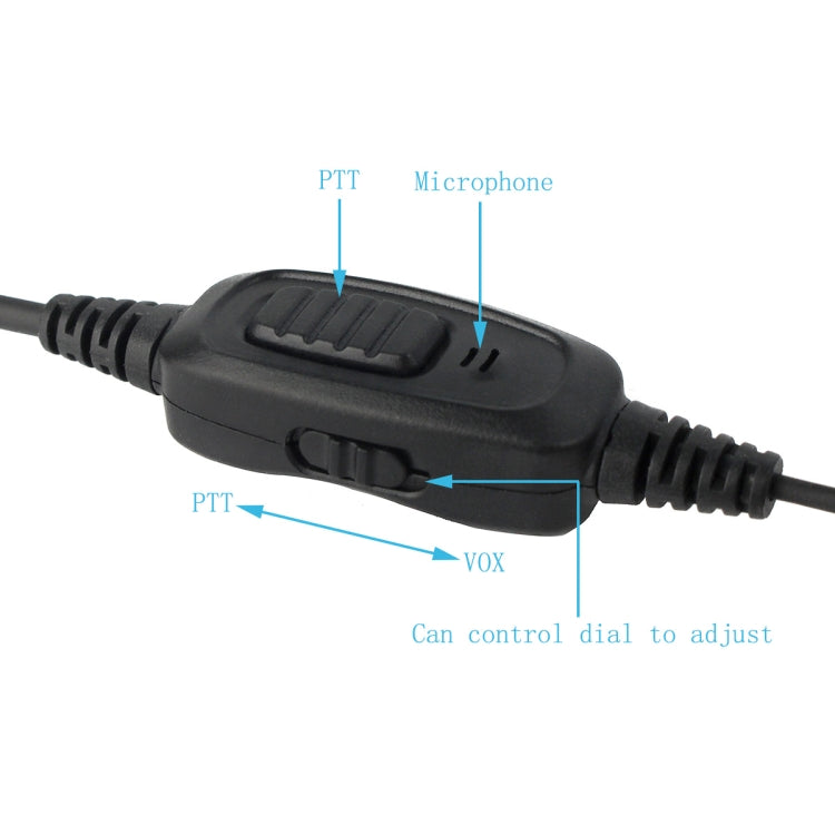 RETEVIS R-112 PTT / VOX Covert Acoustic Tube Earphone Microphone for H-777/RT-5R/RT1/RT2/RT5 - free shipping - PMC Jewellery - Order now!