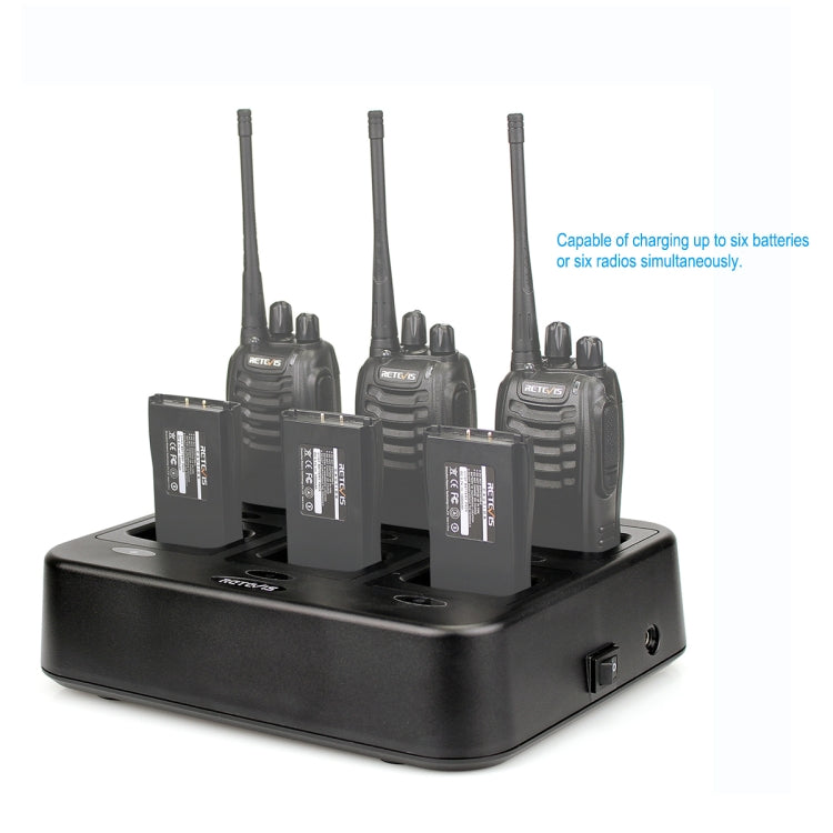 RETEVIS RTC777 Six-Way Walkie Talkie Charger for Retevis H777, AU Plug - free shipping - PMC Jewellery - Order now!