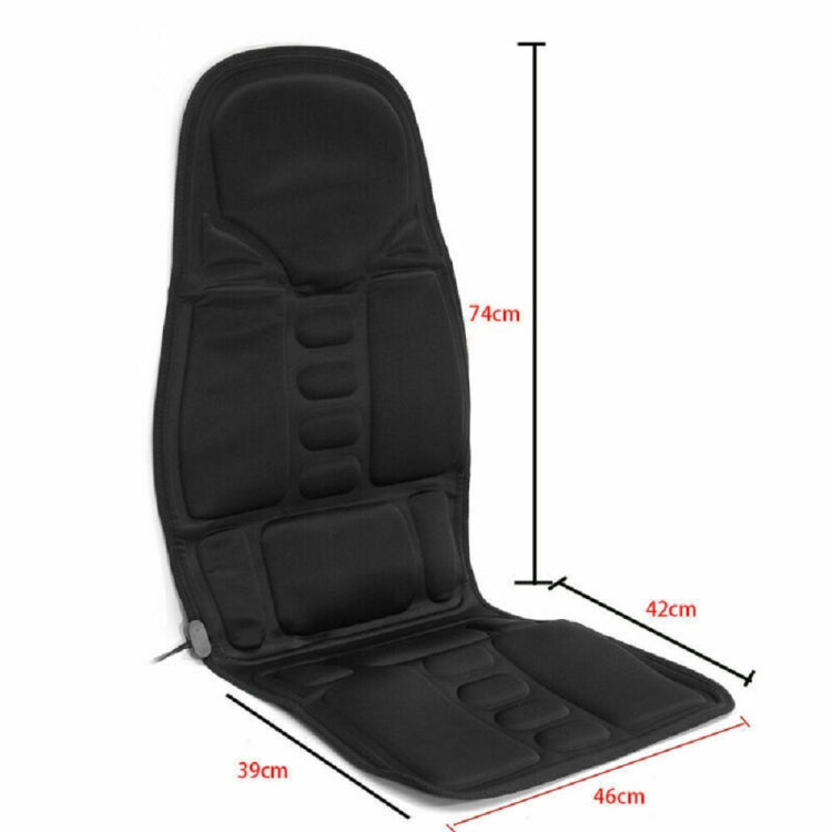 7 Massage Heads 8 Modes Car / Household Multifunctional Whole Body Cervical Massage Seat Cushion, Plug Type:AU Plug(Black) - free shipping - PMC TechLife - Order now!
