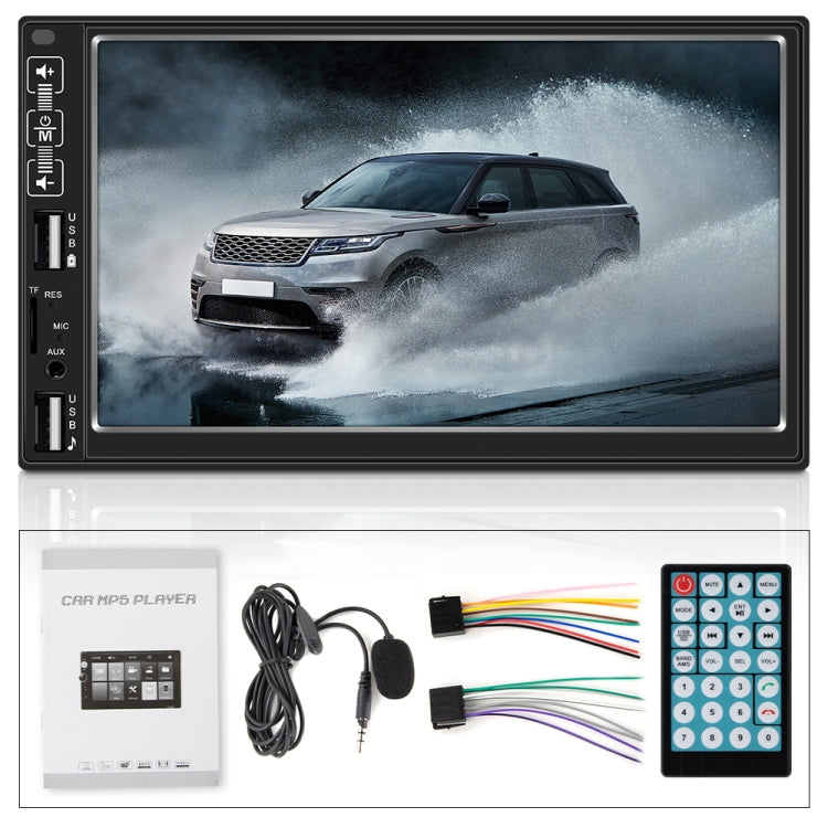 A2821 Car 7 inch Screen HD MP5 Player, Support Bluetooth / FM with Remote Control, Style:Standard + 4LEDs Light Camera - Car MP3 & MP4 & MP5 by PMC TechLife | Online Shopping South Africa | PMC TechLife | Buy Now Pay Later Mobicred