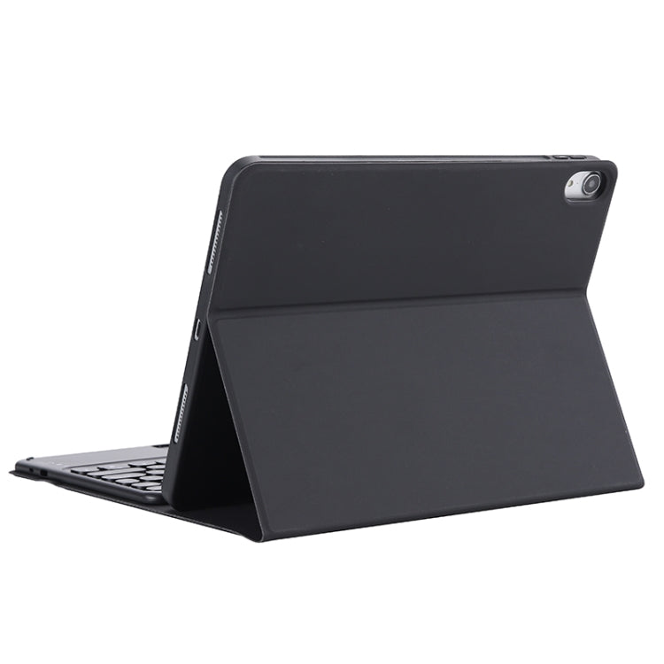 YT11B-A 2021 Detachable Candy Color Skin Texture Round Keycap Bluetooth Keyboard Leather Tablet Case with Touch Control & Pen Slot & Stand For iPad Pro 11 2021 / Air4 / Air5 / Pro 11(Black) - For iPad Pro by PMC TechLife | Online Shopping South Africa | PMC TechLife | Buy Now Pay Later Mobicred