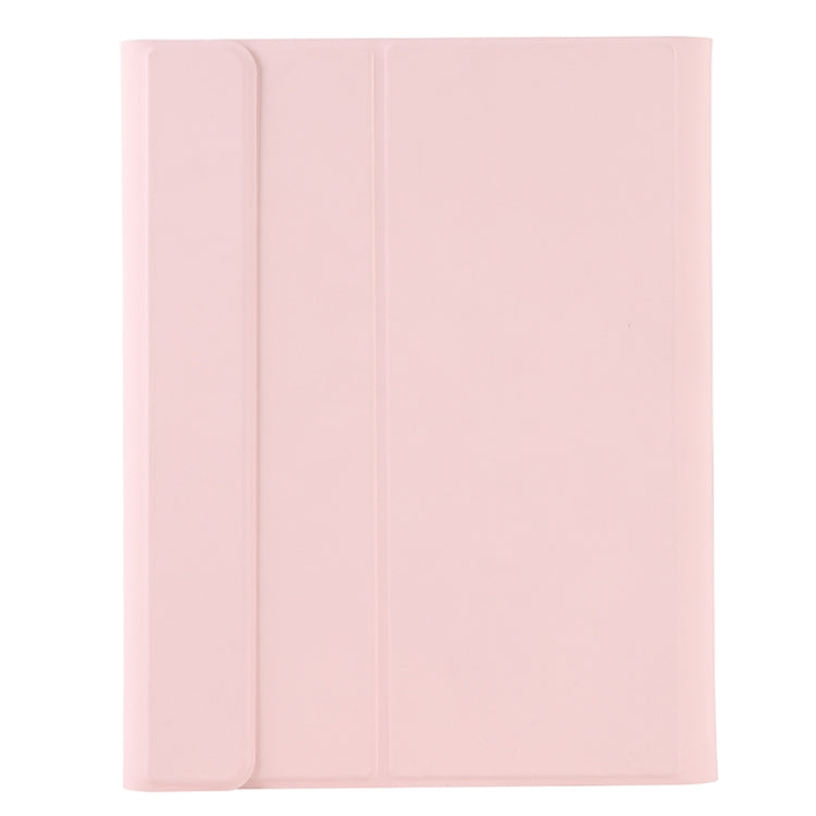 YT11B-A 2021 Detachable Candy Color Skin Texture Round Keycap Bluetooth Keyboard Leather Tablet Case with Touch Control & Pen Slot & Stand For iPad Pro 11 (2021)(Pink) - For iPad Pro by PMC TechLife | Online Shopping South Africa | PMC TechLife