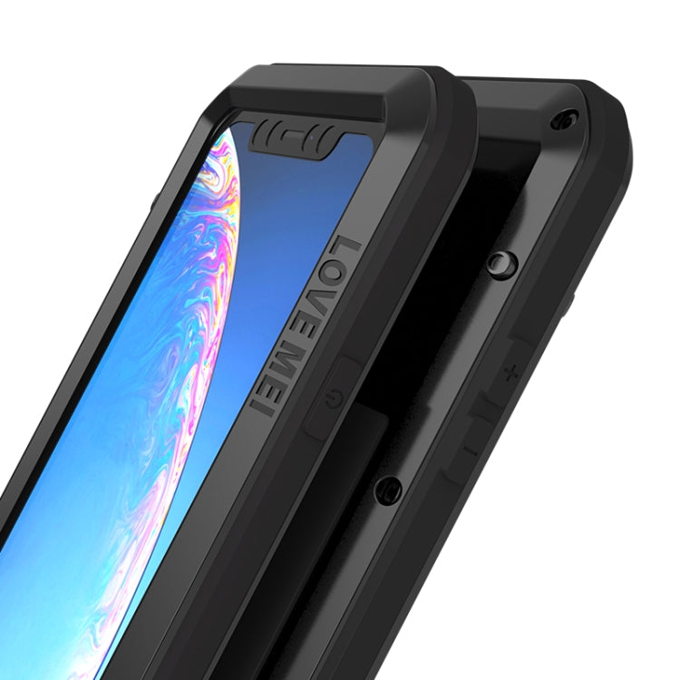 For iPhone 11 LOVE MEI Metal Shockproof Waterproof Dustproof Protective Case(Black) - iPhone 11 Cases by LOVE MEI | Online Shopping South Africa | PMC TechLife | Buy Now Pay Later Mobicred