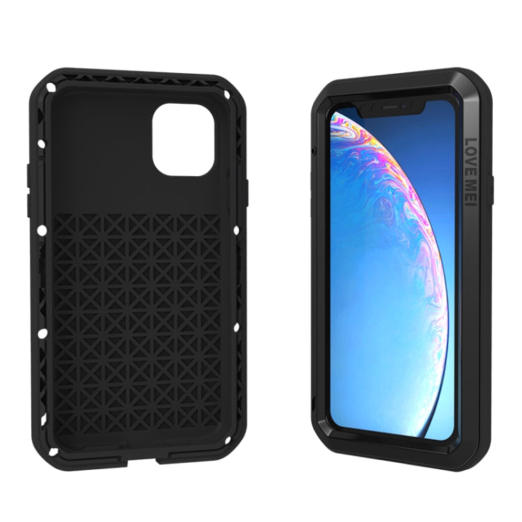 For iPhone 11 LOVE MEI Metal Shockproof Waterproof Dustproof Protective Case(Silver) - free shipping - PMC TechLife - Order now!