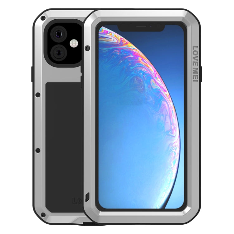 For iPhone 11 Pro Max LOVE MEI Metal Shockproof Waterproof Dustproof Protective Case(Silver) - iPhone 11 Pro Max Cases by LOVE MEI | Online Shopping South Africa | PMC TechLife | Buy Now Pay Later Mobicred