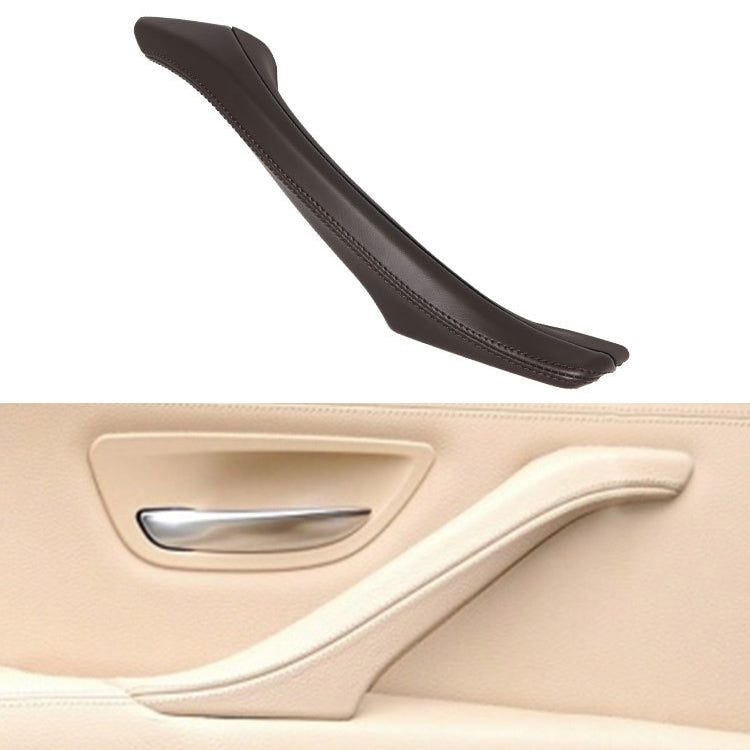Car Leather Right Side Inner Door Handle Assembly 51417225854 for BMW 5 Series F10 / F18 2011-2017(Mocha) - Door Handles by PMC TechLife | Online Shopping South Africa | PMC TechLife | Buy Now Pay Later Mobicred