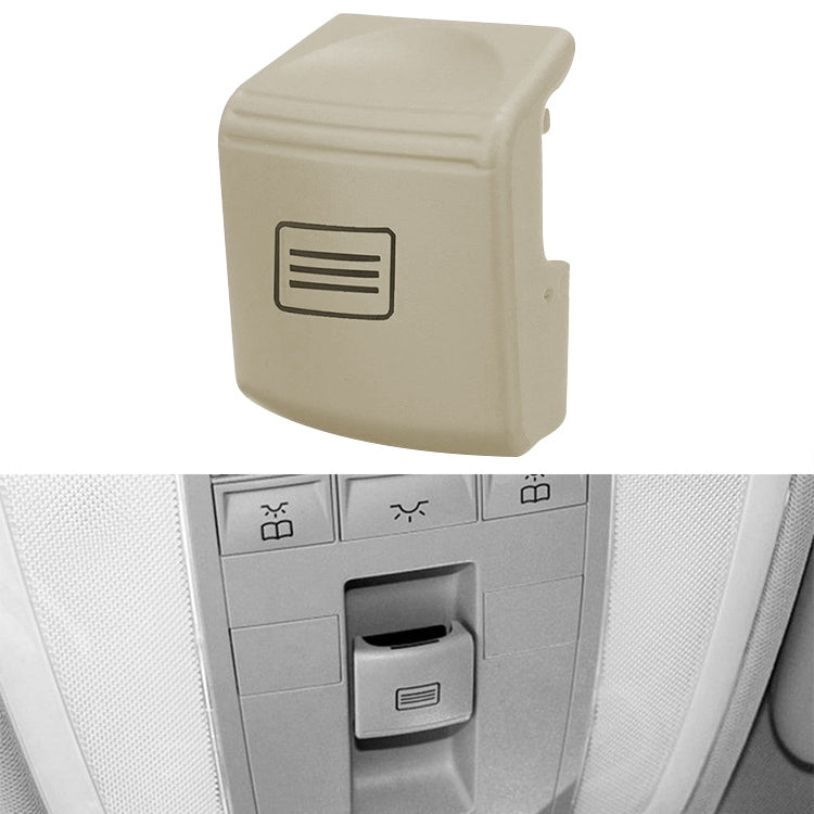Car Sunroof Switch Button Dome Light Button for Mercedes-Benz W204 / X204 2008-2015(Nut Beige) - Car Switches by PMC TechLife | Online Shopping South Africa | PMC TechLife | Buy Now Pay Later Mobicred