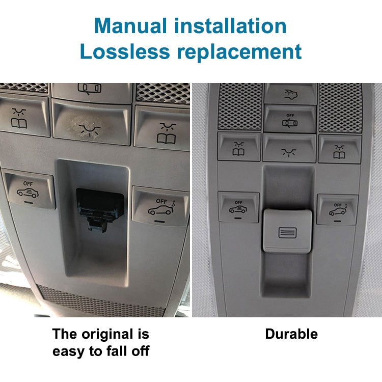 Car Sunroof Switch Button Dome Light Button for Mercedes-Benz W204 / X204 2008-2015(Nut Beige) - Car Switches by PMC TechLife | Online Shopping South Africa | PMC TechLife | Buy Now Pay Later Mobicred