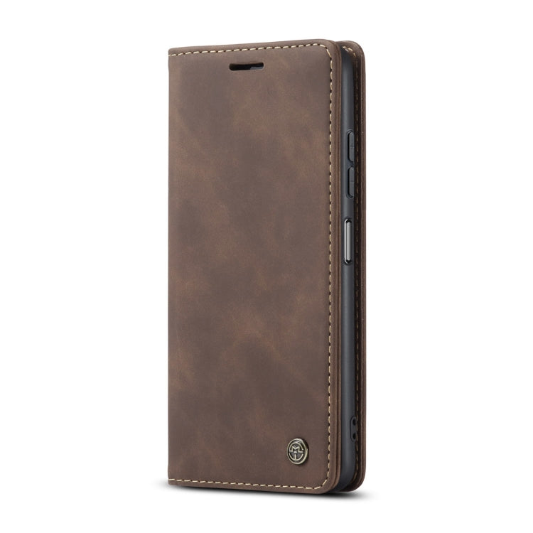 For Samsung Galaxy A22 5G CaseMe 013 Multifunctional Horizontal Flip Leather Case with Card Slot & Holder & Wallet(Coffee) - Galaxy Phone Cases by CaseMe | Online Shopping South Africa | PMC TechLife | Buy Now Pay Later Mobicred