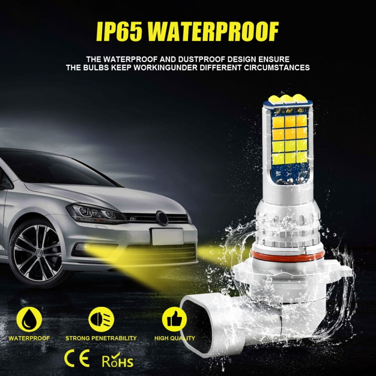 2 PCS V6 9005 DC9-36V 30W 3000LM IP65 Car LED Double Color Fog Light with 30LEDs SMD-2525 Lamp - Fog / Driving Lights by PMC TechLife | Online Shopping South Africa | PMC TechLife | Buy Now Pay Later Mobicred