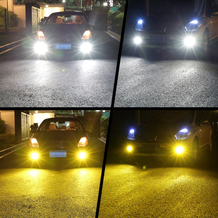 2 PCS V6 9005 DC9-36V 30W 3000LM IP65 Car LED Double Color Fog Light with 30LEDs SMD-2525 Lamp - Fog / Driving Lights by PMC TechLife | Online Shopping South Africa | PMC TechLife | Buy Now Pay Later Mobicred