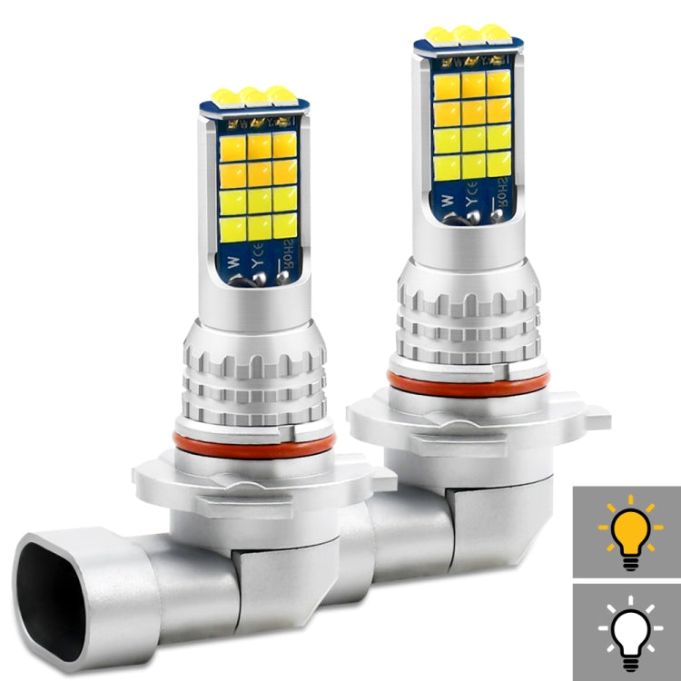 2 PCS V6 9006 DC9-36V 30W 3000LM IP65 Car LED Double Color Fog Light with 30LEDs SMD-2525 Lamp - Fog / Driving Lights by PMC TechLife | Online Shopping South Africa | PMC TechLife | Buy Now Pay Later Mobicred