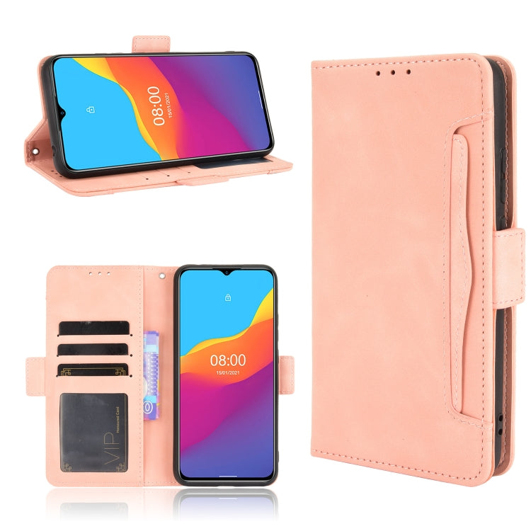 For Ulefone Note 10 Skin Feel Calf Pattern Horizontal Flip Leather Case with Holder & Card Slots & Photo Frame(Pink) - Ulefone Cases by PMC Jewellery | Online Shopping South Africa | PMC Jewellery | Buy Now Pay Later Mobicred