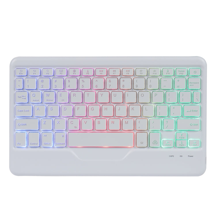 B011S Splittable Backlight Bluetooth Keyboard Leather Tablet Case with Triangle Holder & Pen Slot For iPad Pro 11 inch 2021 & 2020 & 2018 / Air 4 10.9 inch(Gradient Rainbow) - Universal by PMC TechLife | Online Shopping South Africa | PMC TechLife