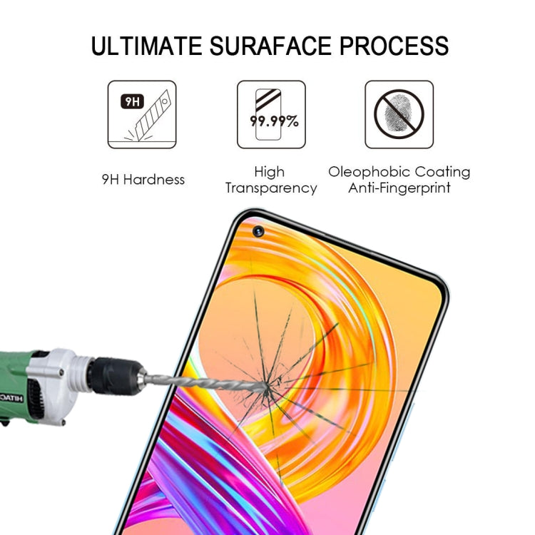 For OPPO Realme 8 / 8 Pro Full Glue Full Cover Screen Protector Tempered Glass Film - Realme Tempered Glass by PMC TechLife | Online Shopping South Africa | PMC TechLife | Buy Now Pay Later Mobicred