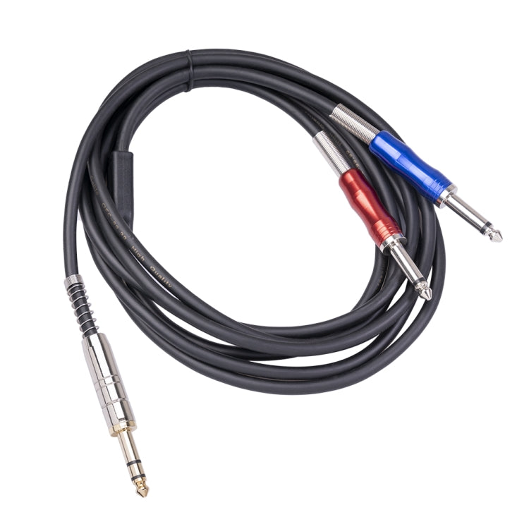 BLS0201-30 Stereo 6.35mm Male to Dual Mono 6.35mm Audio Cable, Length:3m - free shipping - PMC TechLife - Order now!